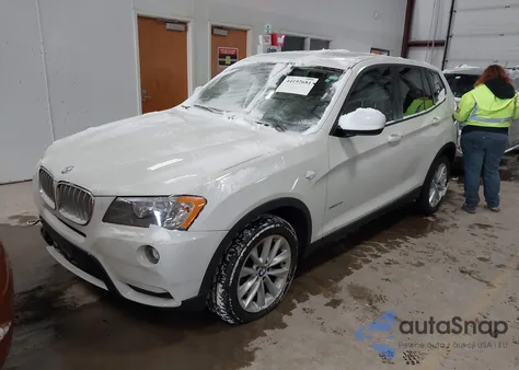 2013 BMW X3 xDrive28I z USA, uszkodzony, nr VIN 5UXWX9C5XD0D06874